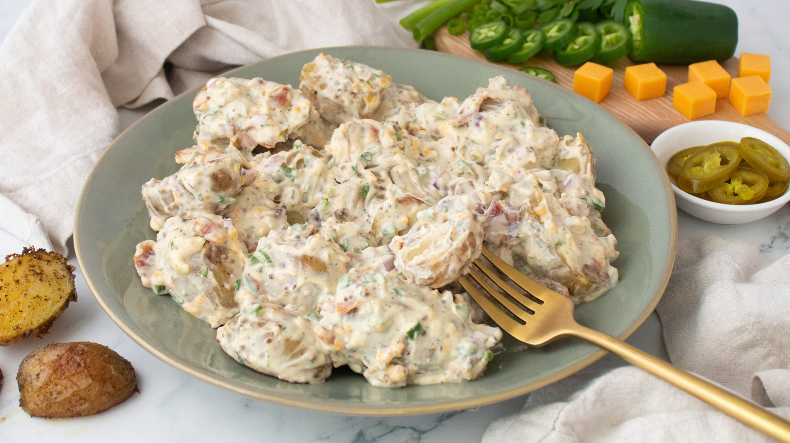 Jalapeño Popper Potato Salad Recipe