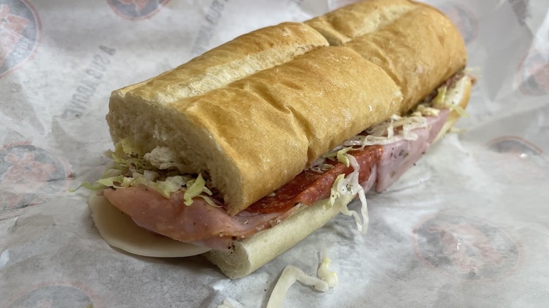 An Italian sub from Jersey Mike's