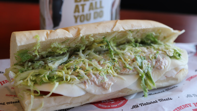 A Jimmy John's Totally Tuna sandwich.