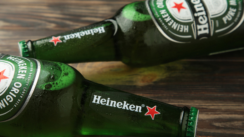 Heineken bottles
