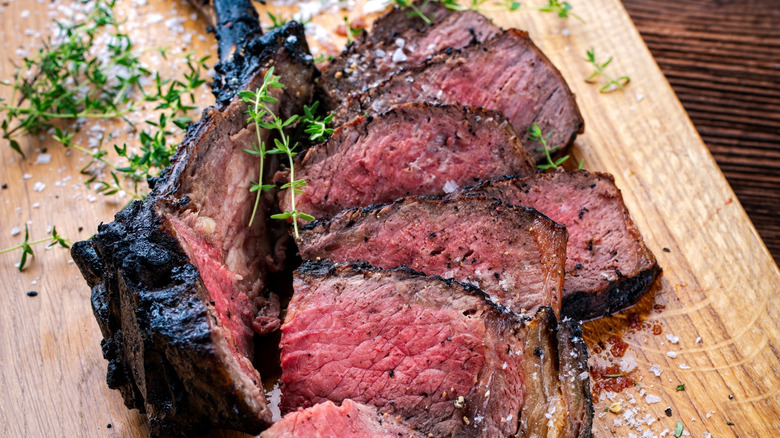 grilled ribeye steak