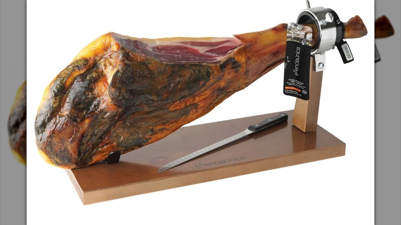Leg of jamòn Ibérico ham from Costco