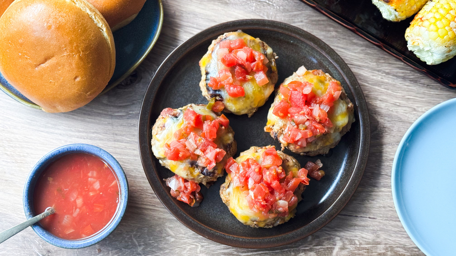 Saftiges Tex-Mex-Truthahnburger-Rezept mit 3 Zutaten