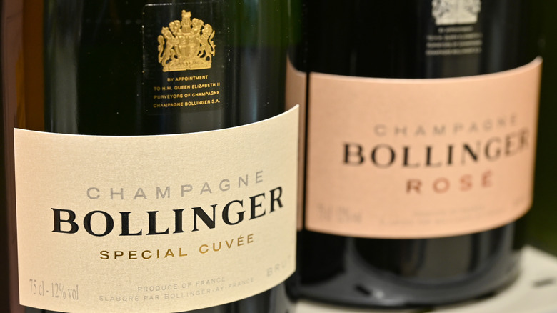 two bottles of champagne