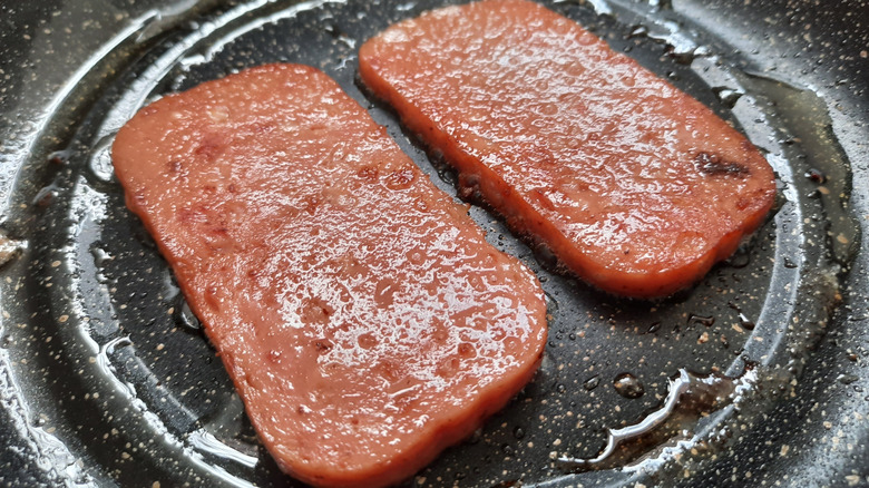 Spam in a frying pan
