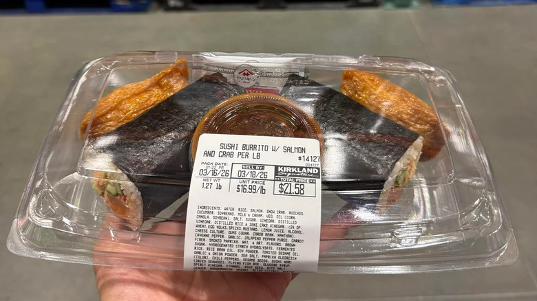 Costco sushi burrito