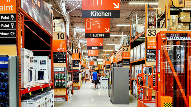 Home Depot kitchen department