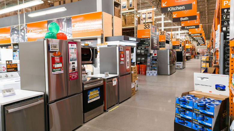Kitchen department within a The Home Depot