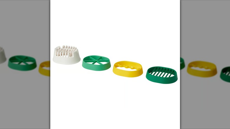 Ikea UPPFYLLD egg slicer on a white background