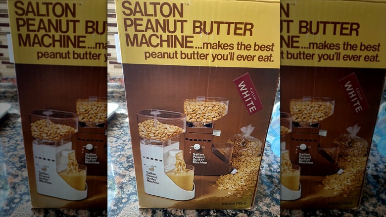 boxed Salton Peanut Butter Machine
