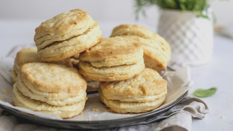 golden brown buttermilk biscuits