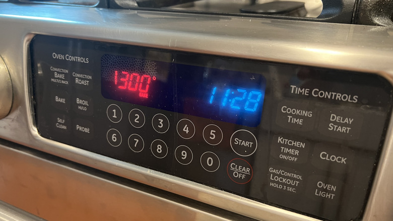 Oven preheated to 300°F.