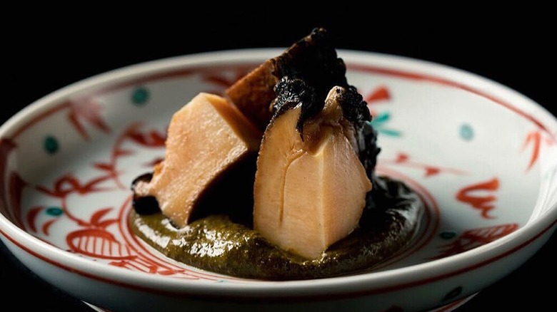 Omakase-style dish from Hayato