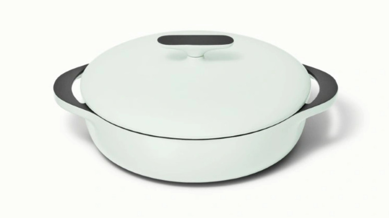 The 3.5 qt Enameled Cast Iron Braiser from Caraway