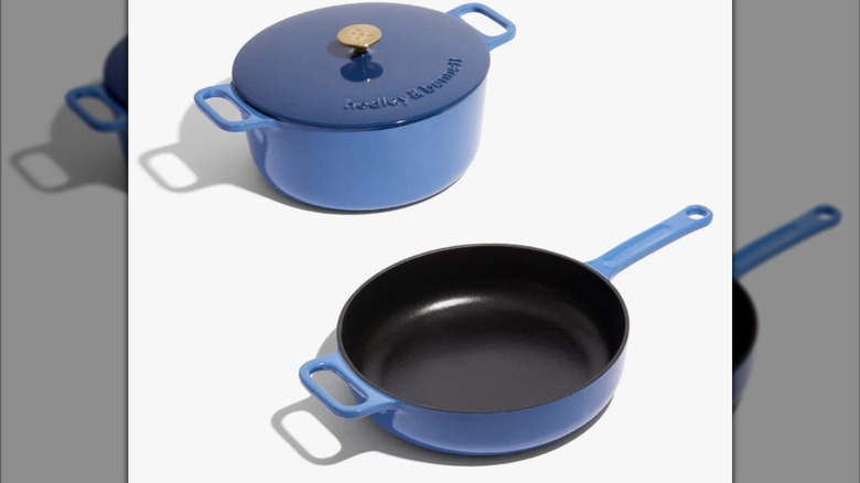 The Enameled Cast Iron 3-Piece Set from Hedley & Bennett