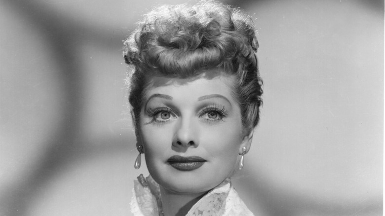 Portrait photo of actress Lucille Ball in the 1950s