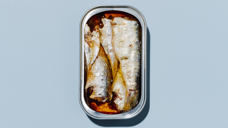 A can of sardines