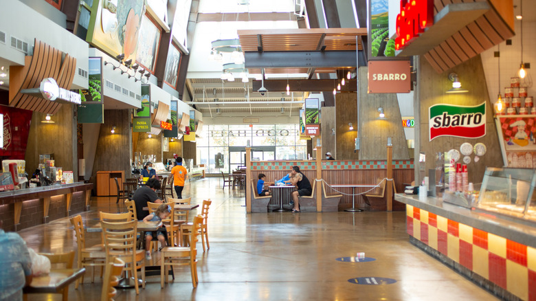 Shopping mall food court