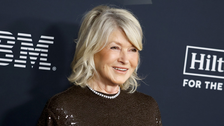 Celebrity chef Martha Stewart appears at a red carpet event