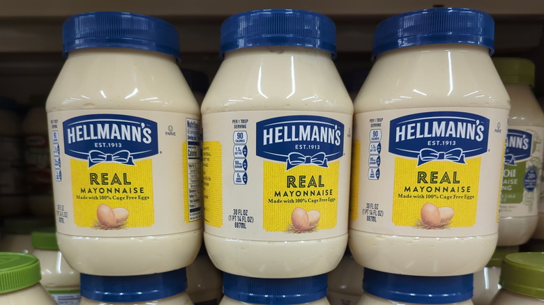 Jars of Hellmann's Real Mayonnaise