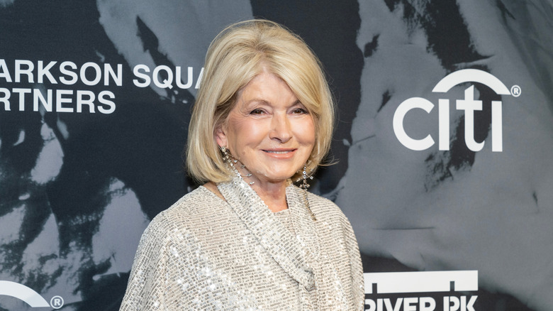 Martha Stewart smiling at an event