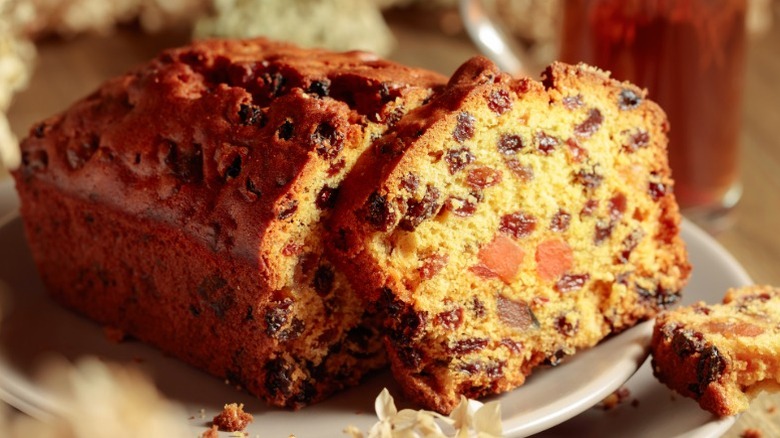 Slices of fruit cake