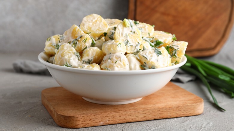 Bowl of potato salad