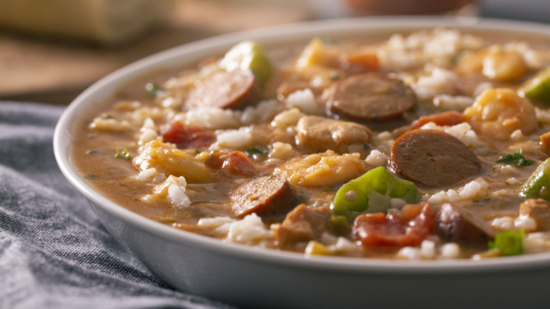 Bowl of gumbo