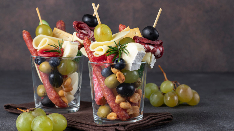 Two charcuterie jars