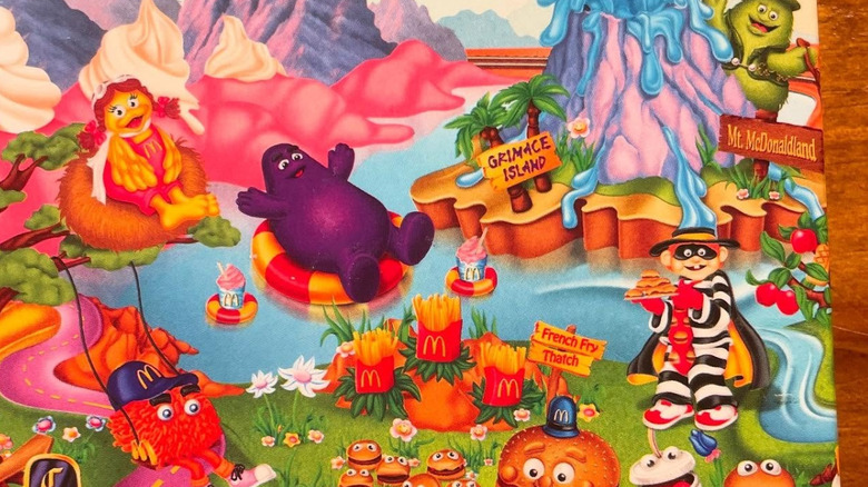 A scene from the new McDonaldland map