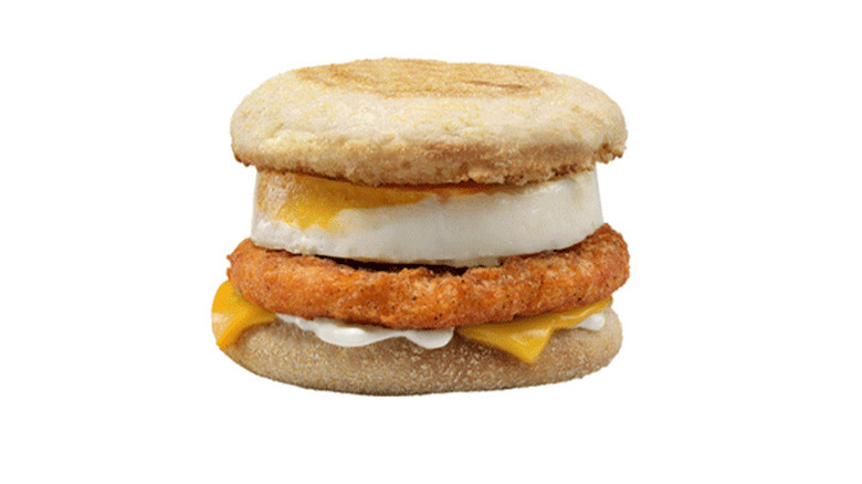 The Spicy Chicken McMuffin with Egg at McDonald's in Egypt.