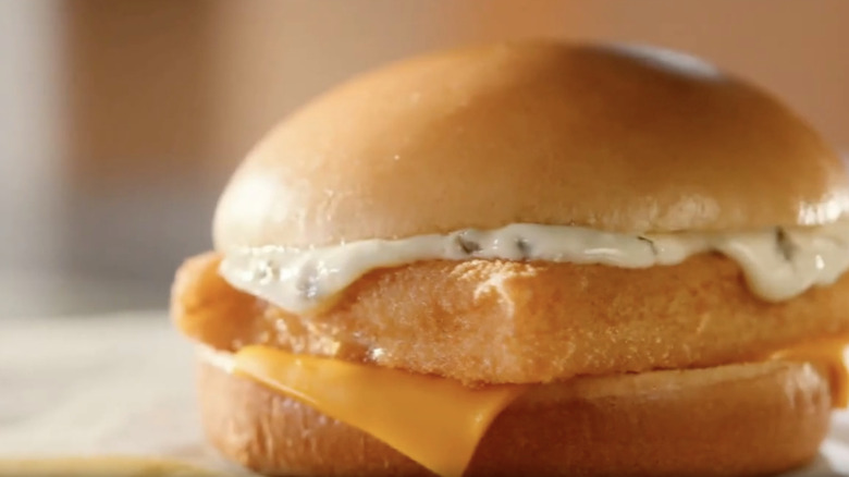 A fifteen second ad featuring the Filet-O-Fish up close.