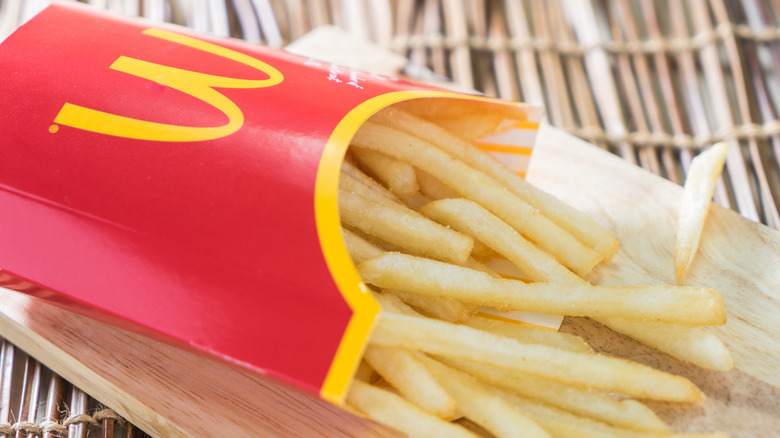 Carton of McDonald's fries