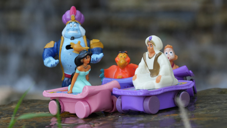 Aladdin character Happy meal toys