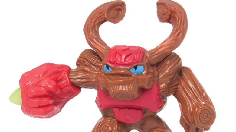 A Skylanders Happy Meal toy on a white background