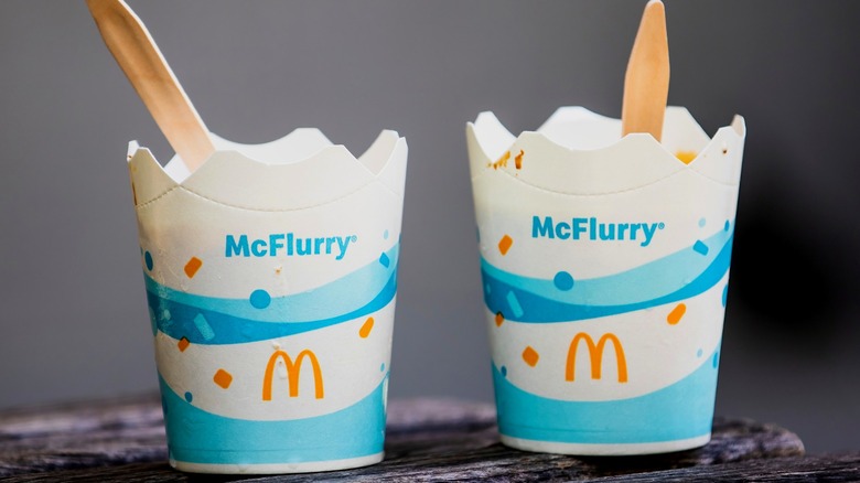 McDonald's McFlurry cups