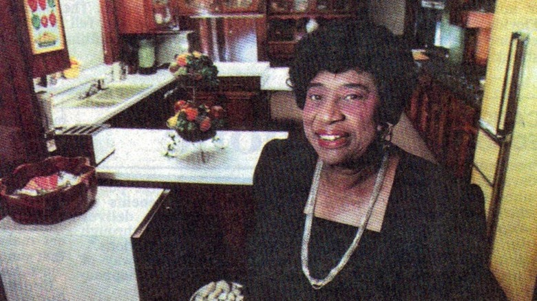 Mary Jenkins Langston in the kitchen