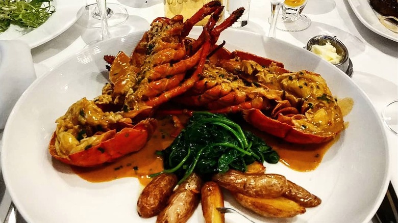 The Lobster Newberg from Delmonico's Steakhouse in New York City