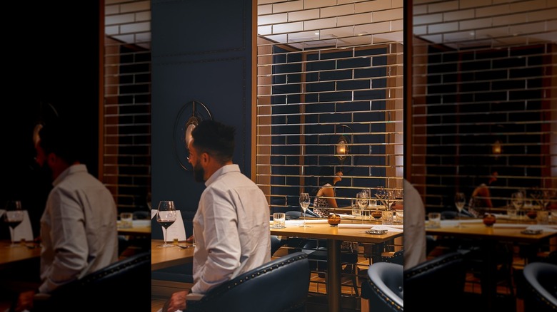 the interior of tambourine room miami