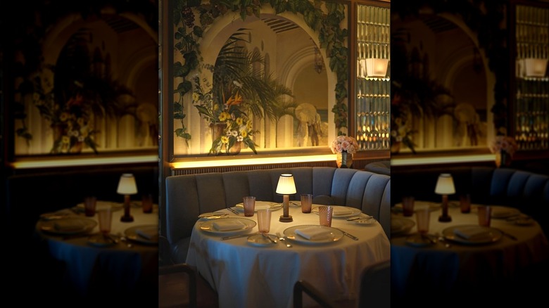 the interior of surf club Miami