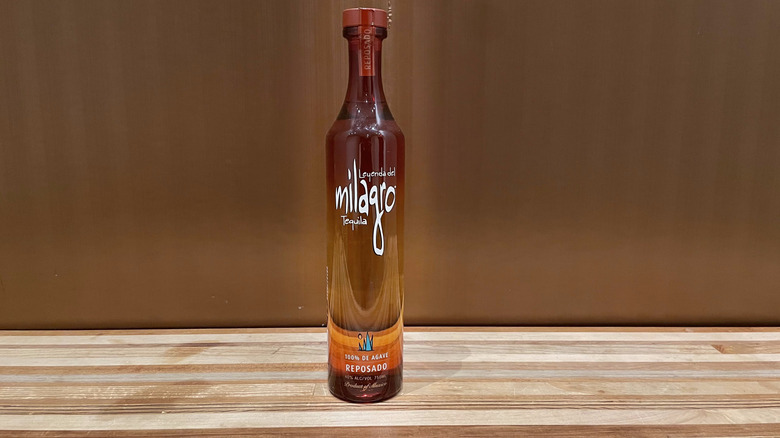 bottle of Milagro Reposado