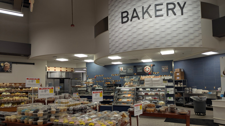 The bakery section inside of a Publix