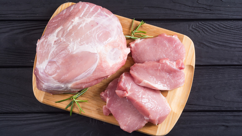 pictured pork shoulder