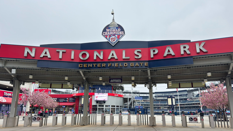 Exterior of Nationals Park in Washington D.C.