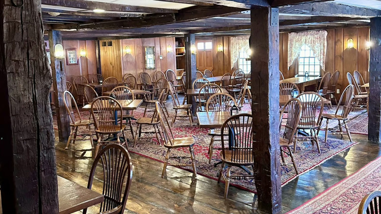 The exterior of The Historic Tap Room dining room