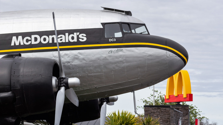 The DC3 airplane McDonald's in Taupō, New Zealand