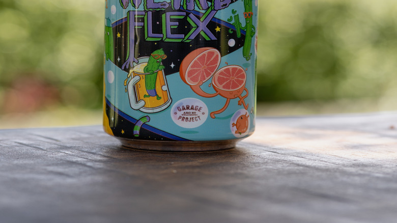 A Weird Flex beer from Garage Project