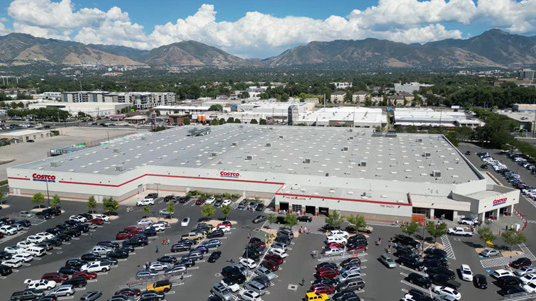Aerial view of the Salt Lake City Costco