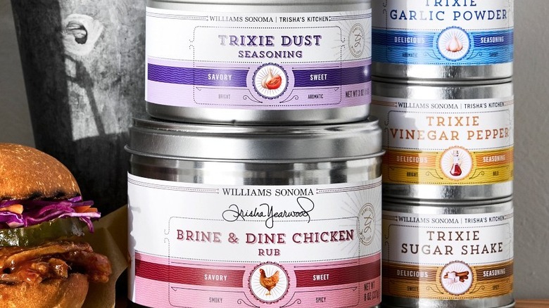 Multiple containers of various Trisha Yearwood x Williams Sonoma Mini Seasoning Set