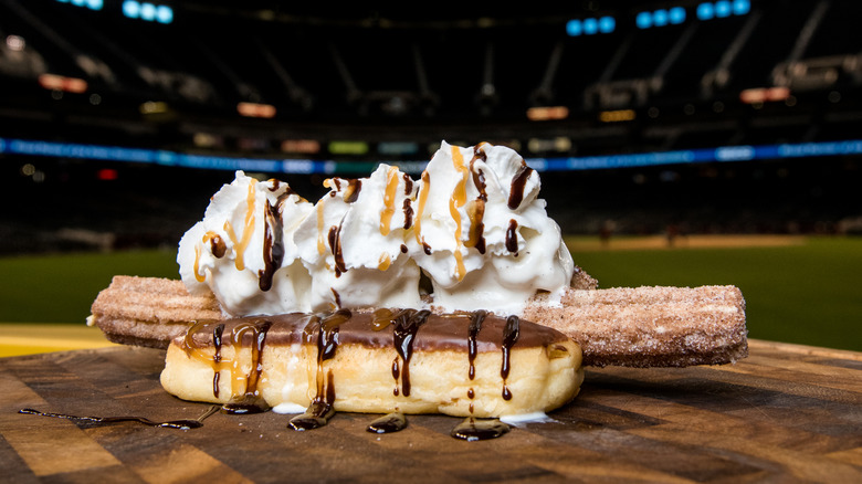 A churro dog at Chase Field in Phoenix